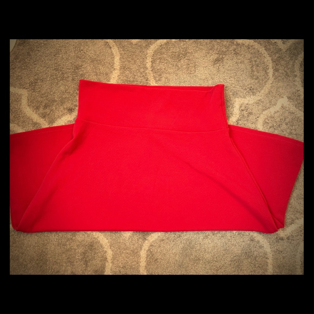 Lularoe Red Azure Skirt, Large